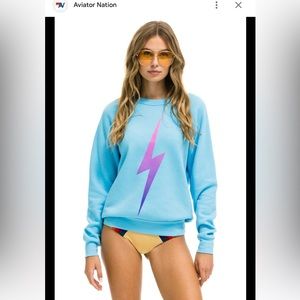 Aviator Nation Bolt Fade Sweatshirt